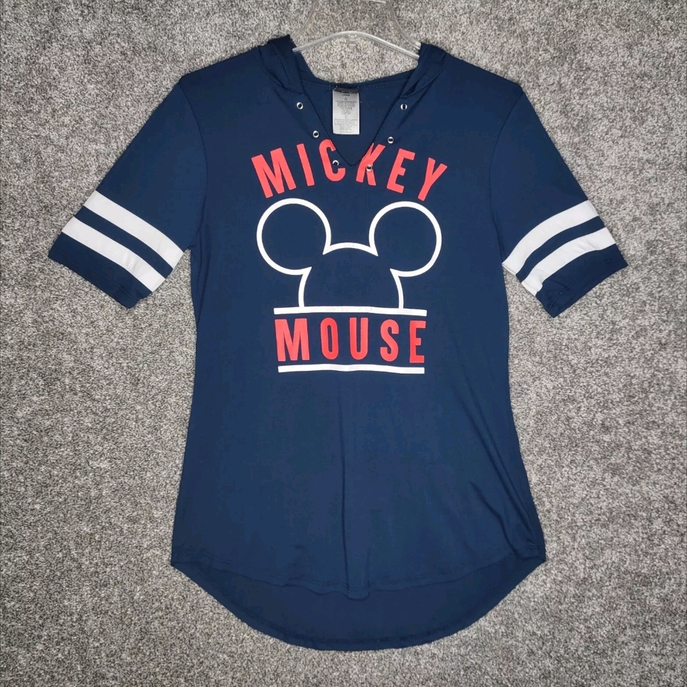 Mickey Mouse Kids Navy Blue Shirt